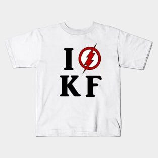 I LOVE KID FLASH Kids T-Shirt